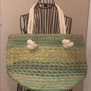 NWT Magid Jute Beach Bag